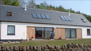 New properties in Knoydart. Pic: Knoydart Foundation