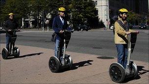 Segway balancing vehicles