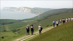 Isle of Wight walkers