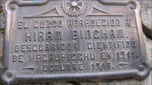 Plaque to Bingham