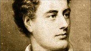 Lord Byron, circa 1820