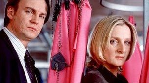 Philip Glenister and Lesley Sharp in Clocking Off