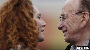 Rebekah Brooks and Rupert Murdoch