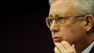 Italian economy minister Giulio Tremonti