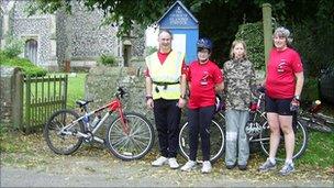 Suffolk Historic Churches Bike Ride at Tostock