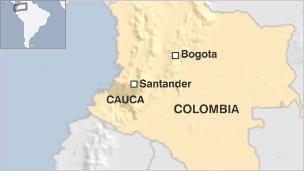 Map of Colombia