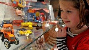 Child at an exhibition at Melton Carnegie Museum