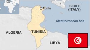 Map of Tunisia