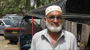 Rickshaw driver Fazal Ayaz