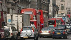 Traffic in London