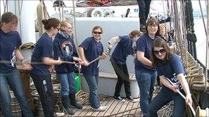 Tallships trainees