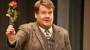 James Corden in One Man, Two Guvnors. Photo by Johan Persson