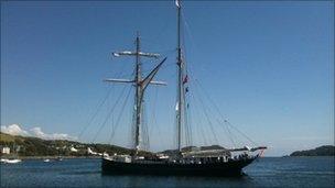 tall ship wylde swan