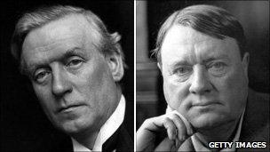 Herbert Asquith and Lord Northcliffe