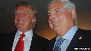 Donald Trump and Ricardo Martinelli