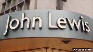 Generic photo of a John Lewis store