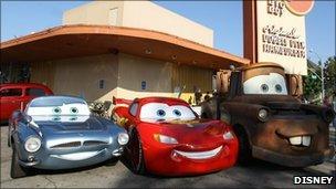 Scene from Cars 2