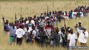 War veterans in Zimbabwe (2000)