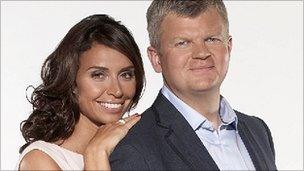 Adrian Chiles and Christine Bleakley