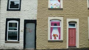 Empty properties on Reed Street in Burnley Wood