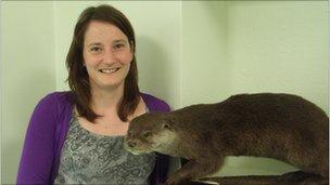 Eleanor Kean of Cardiff University Otter Project