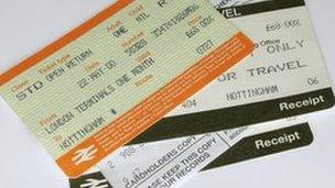 Train tickets