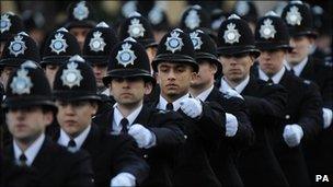 Police passing out parade