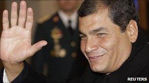 Ecuador's President Rafael Correa (file image)