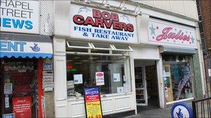 Bob Carvers Fish and Chip shop