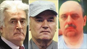 Radovan Karadzic, Ratko Mladic, Goran Hadzic