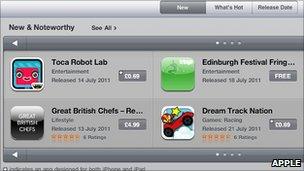 App store on iPad