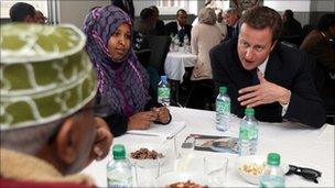 David Cameron at Boardsley Centre Birmingham