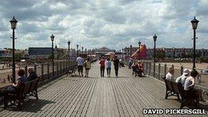 Skegness pier