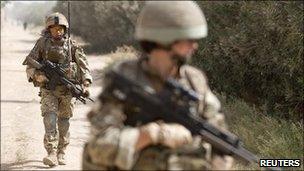 British soldiers in Afghanistan