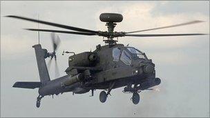 Apache helicopter (library picture)