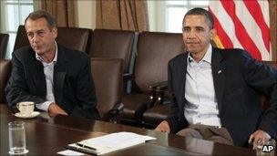 House Speaker John Boehner and President Barack Obama