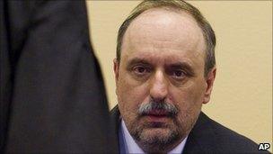 Goran Hadzic at The Hague, 25 July 2011