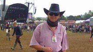 Tony Leggett at Glastonbury