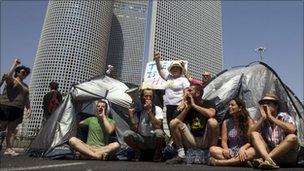 Tent protest in Tel Aviv
