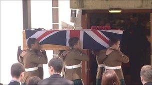 Scott McLaren's funeral