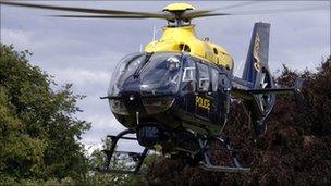 Northumbria Police helicopter