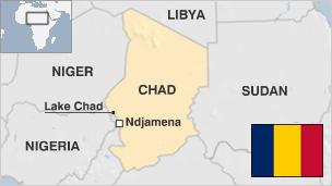 Map of Chad