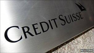 Credit Suisse sign