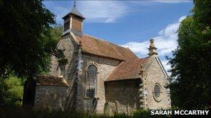 All Saints church in Billesley