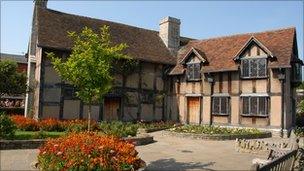 Shakespeare's birthplace in Henley Street, Stratford-upon-Avon