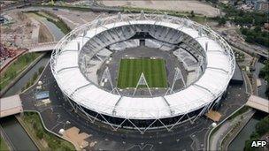 The Olympic Park site