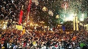 George Square Hogmanay party