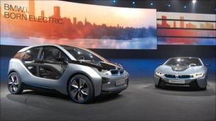 BMW's i3 and i8 models (pictures: BMW)