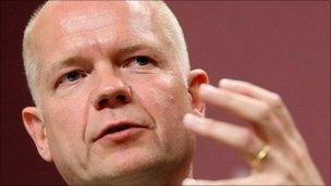 Foreign Secretary William Hague