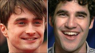 Daniel Radcliffe and Darren Criss